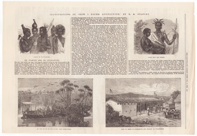 Illustrations of 'How I found Livingstone' by H. M. Stanley